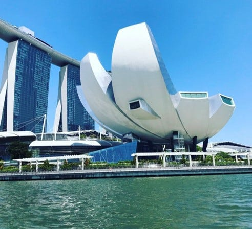 ArtScience Museum exterior lotus shape